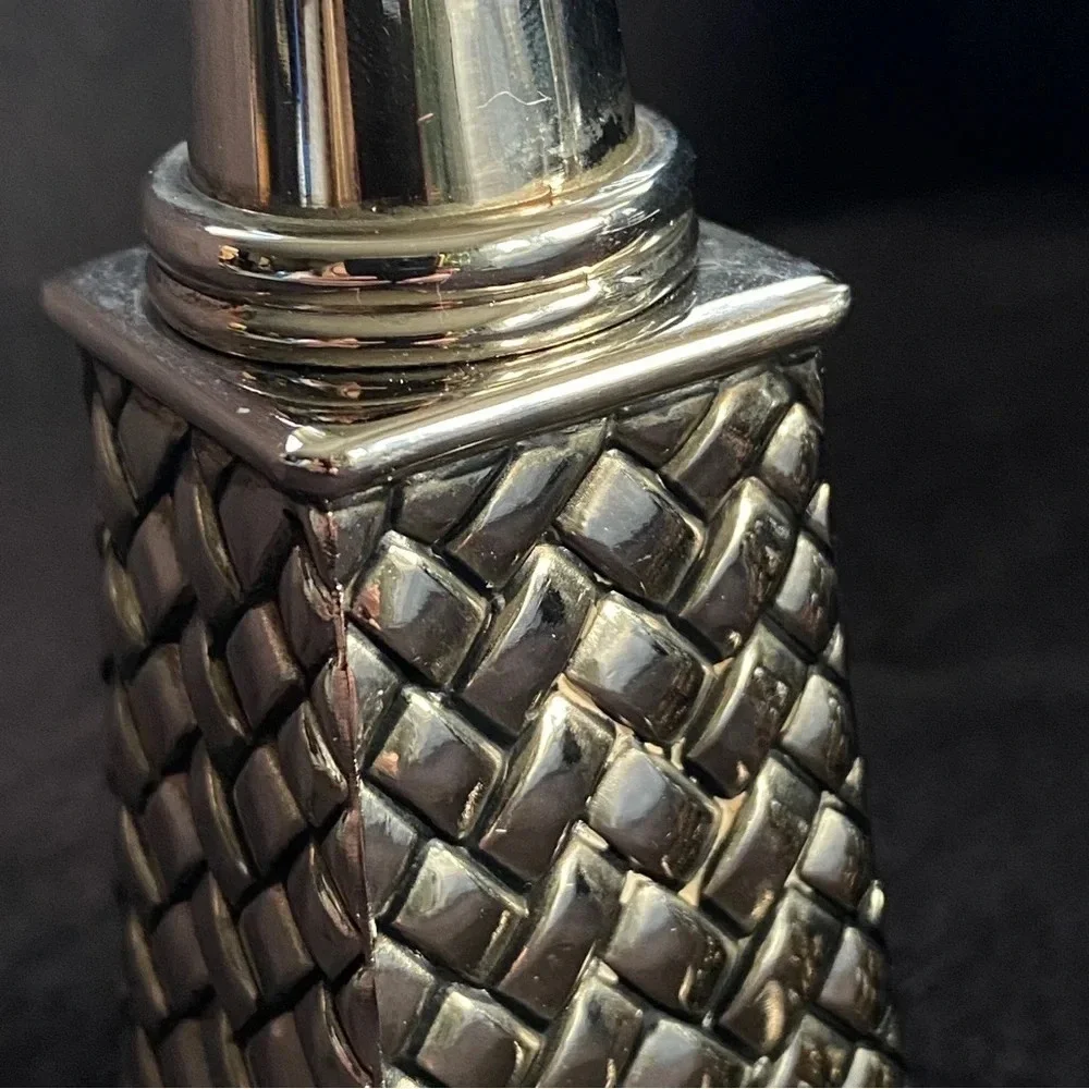 Vintage Godinger Silver Salt & Pepper Shaker Set Neiman Marcus Braided Design